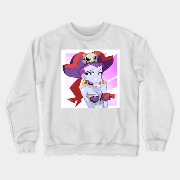 Smirking Risky Boots Crewneck Sweatshirt by Sketch-a-Roonie